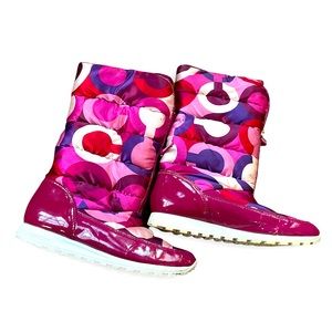 VINTAGE Coach winter boots